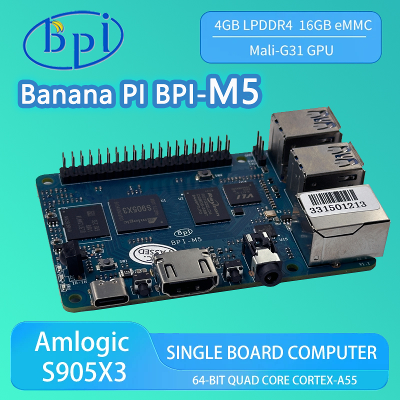 บานาน่าพีไอ BPI-M5 แรม 4GB LPD - Banana Pi Bpi-M5 บทวิจารณ์และราคา