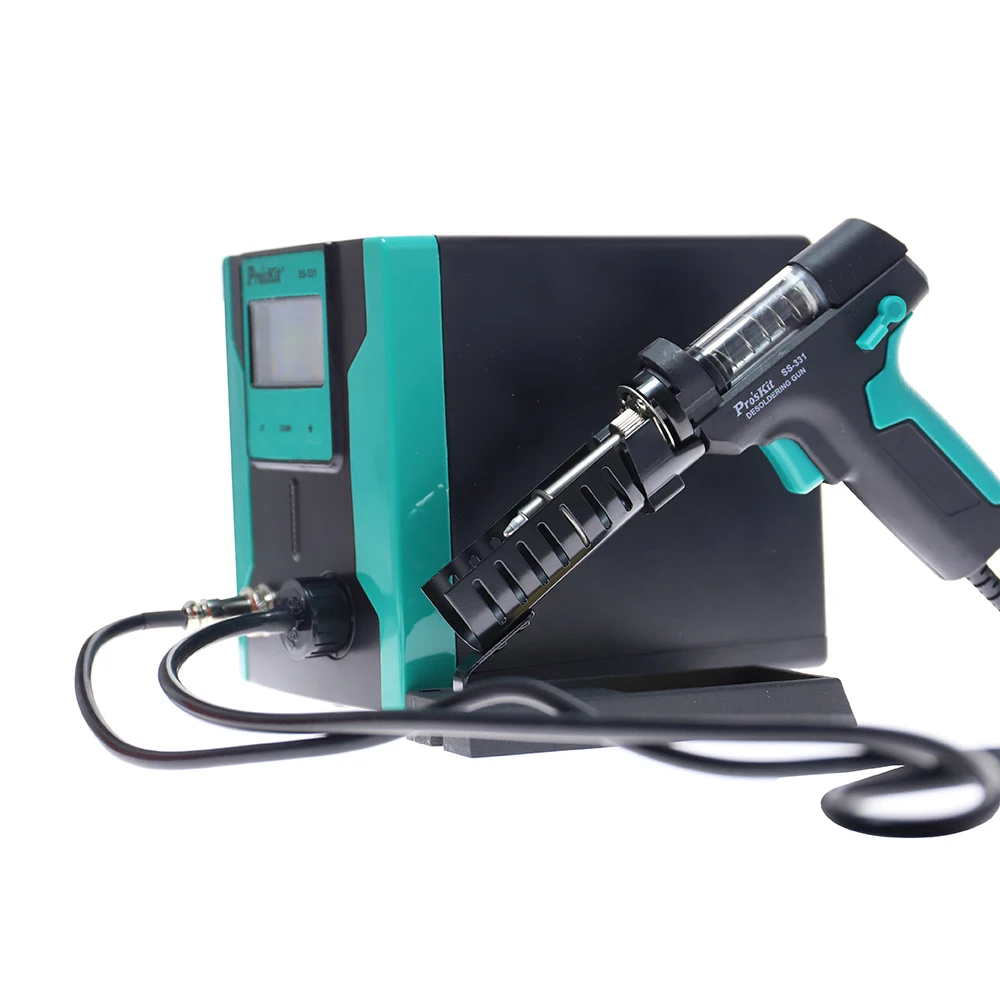 สถานีบัดกรีดิจิตอล LCD รุ่น SS - Desoldering Gun Vacuum Electric บทวิจารณ์และราคา